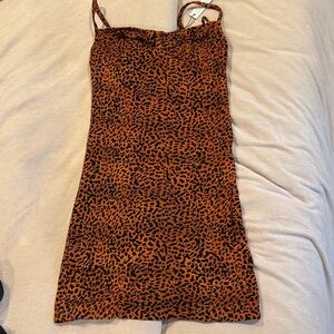 INDAH BODY Leopard Print Dress
